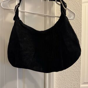 Wilsons Leather Black Hobo Bag